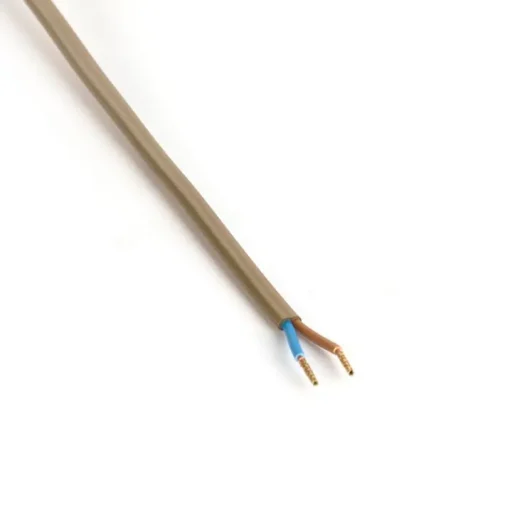 QAZQA Aansluitkabel 80-120cm met schakelaar en stekker goud