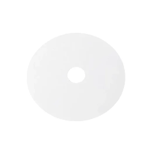 QAZQA Afdekplaatje wit RAL 9016 11cm rond voor montageplaat