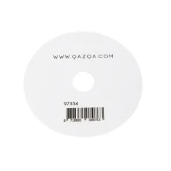 QAZQA Afdekplaatje wit RAL 9016 11cm rond voor montageplaat