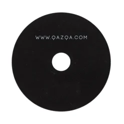 QAZQA Afdekplaatje zwart 11cm rond voor montageplaat