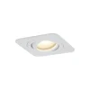 QAZQA Afgeronde inbouwspot wit GU10 50mm draai- en kantelbaar IP44 - Alberto
