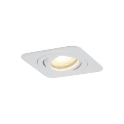 QAZQA Afgeronde inbouwspot wit GU10 50mm draai- en kantelbaar IP44 - Alberto
