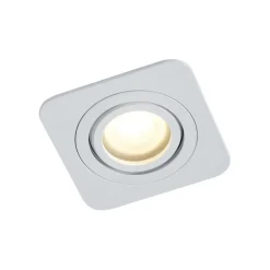 QAZQA Afgeronde inbouwspot wit GU10 50mm draai- en kantelbaar IP44 - Alberto