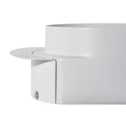 QAZQA Afgeronde inbouwspot wit GU10 50mm 2-lichts - Hubs
