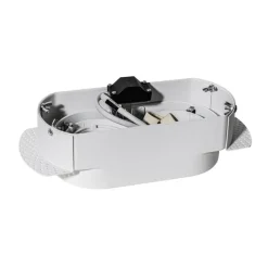 QAZQA Afgeronde inbouwspot wit GU10 50mm 2-lichts - Hubs