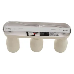 QAZQA Afgeronde plafondspot beige GU10 50mm 3-lichts - Stanley