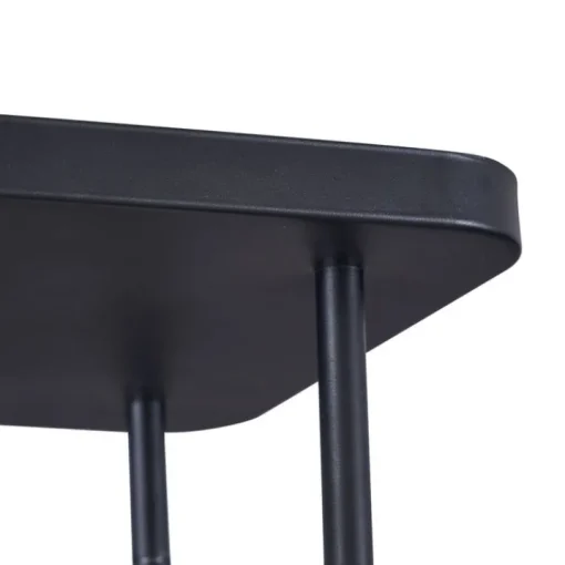 QAZQA Afgeronde plafondspot zwart GU10 35mm 4-lichts draai- en kantelbaar - Kate