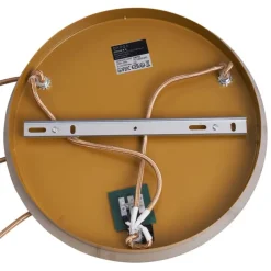 QAZQA Art deco hanglamp messing met amber glas 3-lichts - Douglass