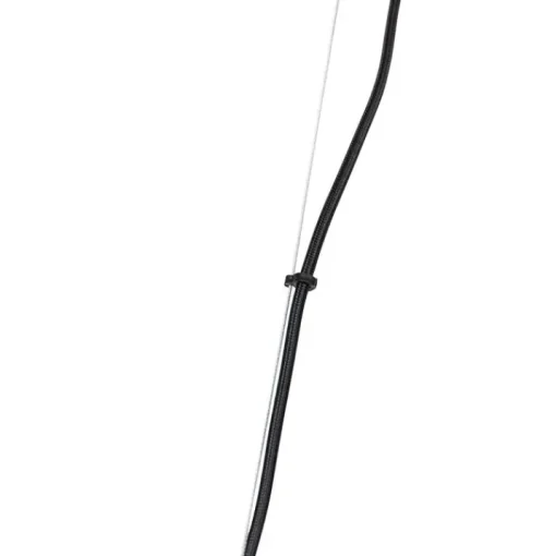 QAZQA Art Deco hanglamp zwart met smoke glas 12-lichts - David
