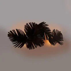 QAZQA Art Deco wandlamp koper 105 cm 2-lichts - Lauf