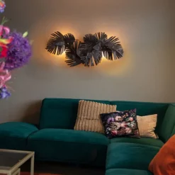 QAZQA Art Deco wandlamp koper 105 cm 2-lichts - Lauf
