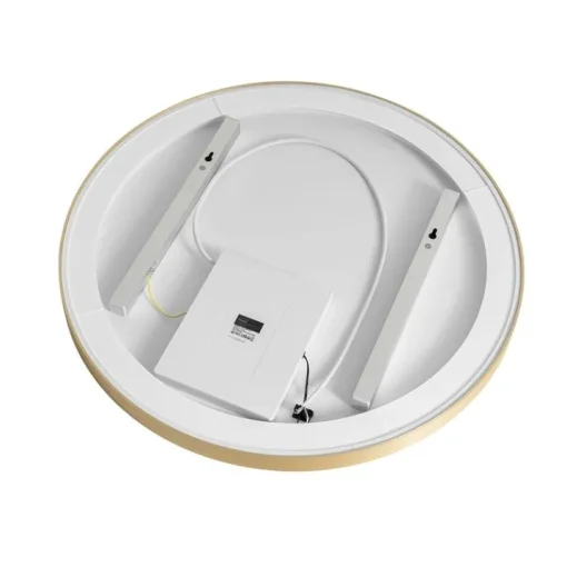 QAZQA Badkamerspiegel goud 70 cm incl. LED met touch dimmer - Miral