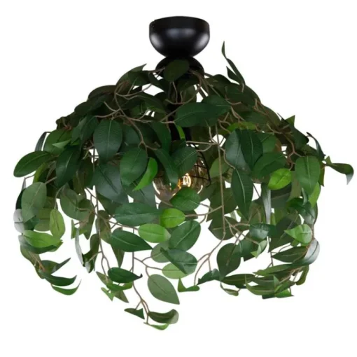 Trio Leuchten Bohemian plafondlamp groen - Leavy