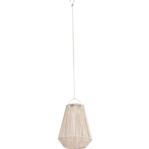 QAZQA Bohemian tafellamp beige incl. LED 3-staps dimbaar IP54 solar oplaadbaar - Duca