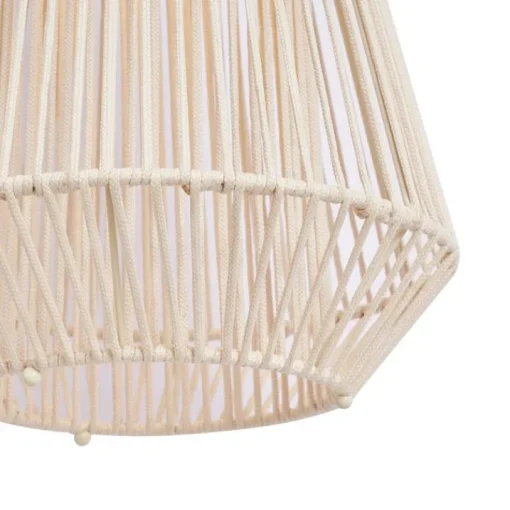 QAZQA Bohemian tafellamp beige incl. LED 3-staps dimbaar IP54 solar oplaadbaar - Duca