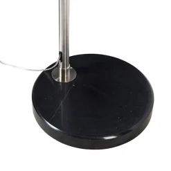 QAZQA Booglamp staal kap koper 50 cm - XXL
