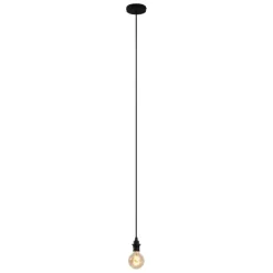 QAZQA Buiten hanglamp zwart IP44 - Cava