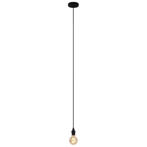 QAZQA Buiten hanglamp zwart IP44 - Cava