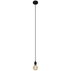 QAZQA Buiten hanglamp zwart IP44 - Cava