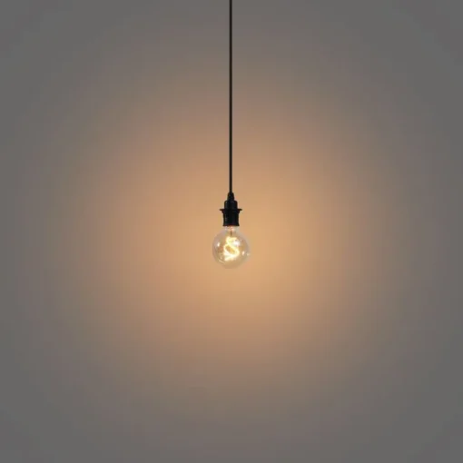 QAZQA Buiten hanglamp zwart IP44 - Cava