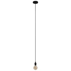 QAZQA Buiten hanglamp zwart IP44 - Cava