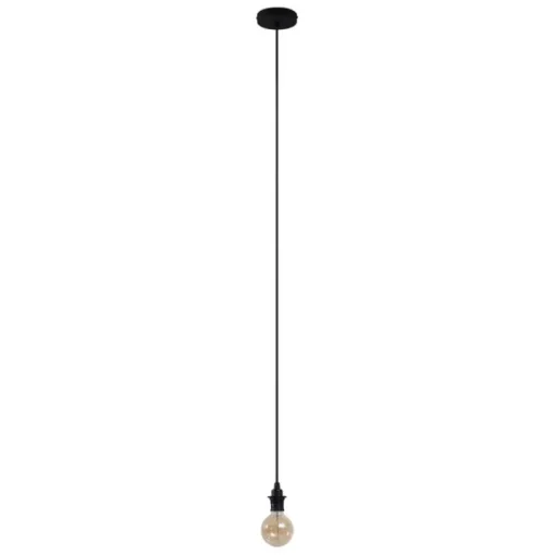 QAZQA Buiten hanglamp zwart 3-lichts IP44 - Cava