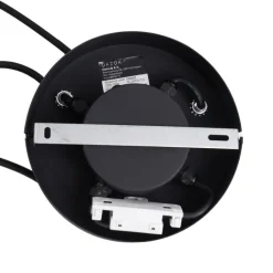 QAZQA Buiten hanglamp zwart 3-lichts IP44 - Cava