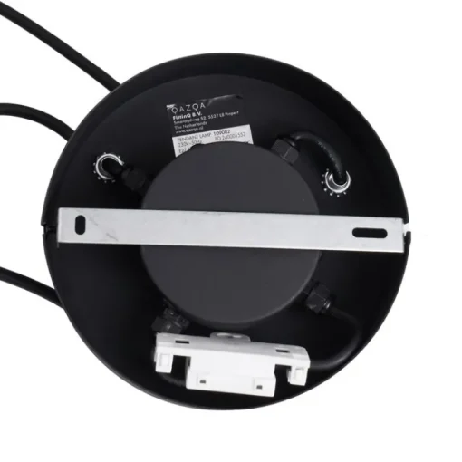 QAZQA Buiten hanglamp zwart 3-lichts IP44 - Cava