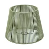 QAZQA Buiten lampenkap met groen touw IP54 40/28/30
