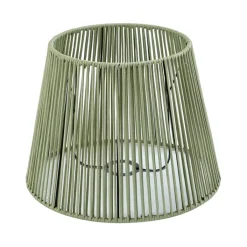 QAZQA Buiten lampenkap met groen touw IP54 40/28/30