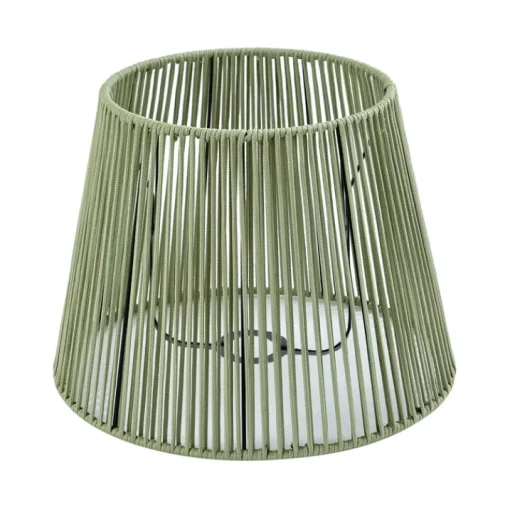 QAZQA Buiten lampenkap met groen touw IP54 40/28/30