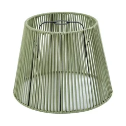 QAZQA Buiten lampenkap met groen touw IP54 40/28/30