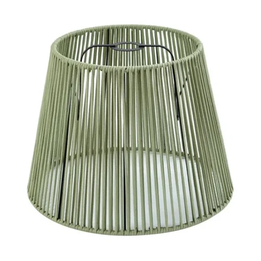 QAZQA Buiten lampenkap met groen touw IP54 40/28/30