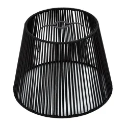 QAZQA Buiten lampenkap met zwart touw IP54 40/28/30