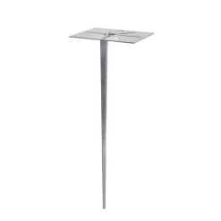 QAZQA Buiten paaltje zwart opaal glas 70 cm grondpin en kabelmof - Denmark