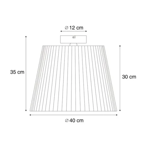 QAZQA Buiten plafondlamp met zwart touw IP54 - Jayla