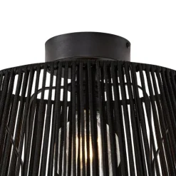 QAZQA Buiten plafondlamp met zwart touw IP54 - Jayla