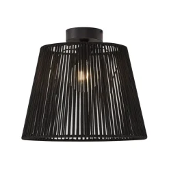 QAZQA Buiten plafondlamp met zwart touw IP54 - Jayla