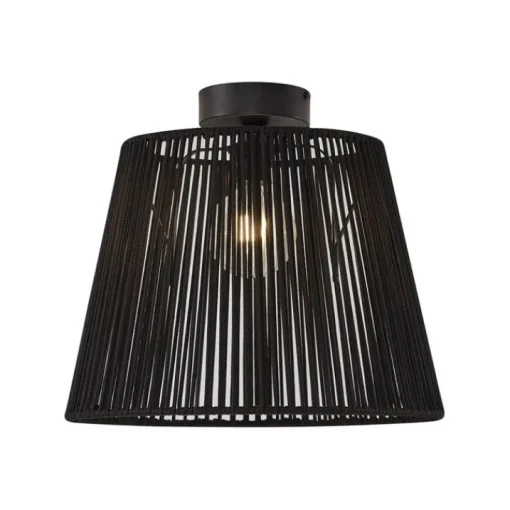 QAZQA Buiten plafondlamp met zwart touw IP54 - Jayla