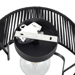 QAZQA Buiten plafondlamp met zwart touw IP54 - Jayla