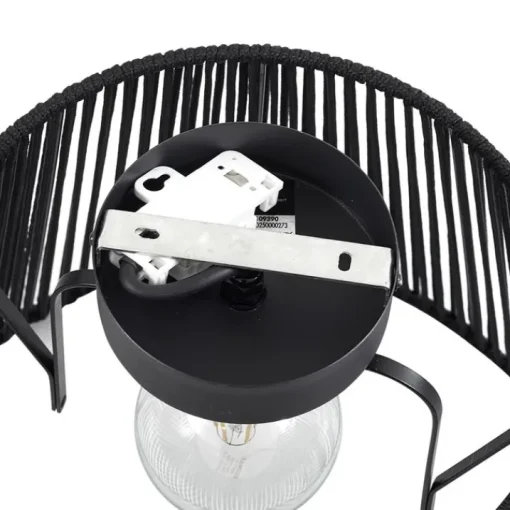 QAZQA Buiten plafondlamp met zwart touw IP54 - Jayla