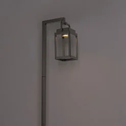 QAZQA Buiten prikspot donkergrijs incl. LED oplaadbaar - Yara