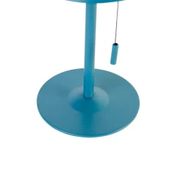 QAZQA Buiten tafellamp blauw incl. LED 3-staps dimbaar oplaadbaar en solar - Ferre