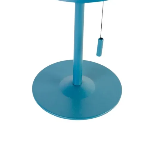 QAZQA Buiten tafellamp blauw incl. LED 3-staps dimbaar oplaadbaar en solar - Ferre