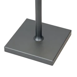 QAZQA Buiten tafellamp grijs incl. LED met touch dimmer oplaadbaar - Janet