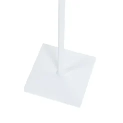 QAZQA Buiten vloerlamp wit incl. LED met touch dimmer oplaadbaar - Janet