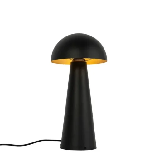 QAZQA Buiten vloerlamp zwart 50 cm - Mushroom