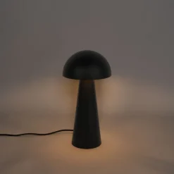 QAZQA Buiten vloerlamp zwart 50 cm - Mushroom