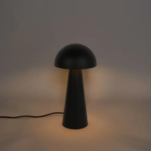 QAZQA Buiten vloerlamp zwart 50 cm - Mushroom