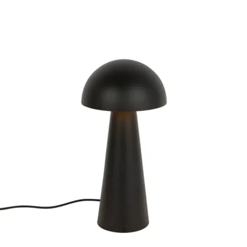 QAZQA Buiten vloerlamp zwart 50 cm - Mushroom